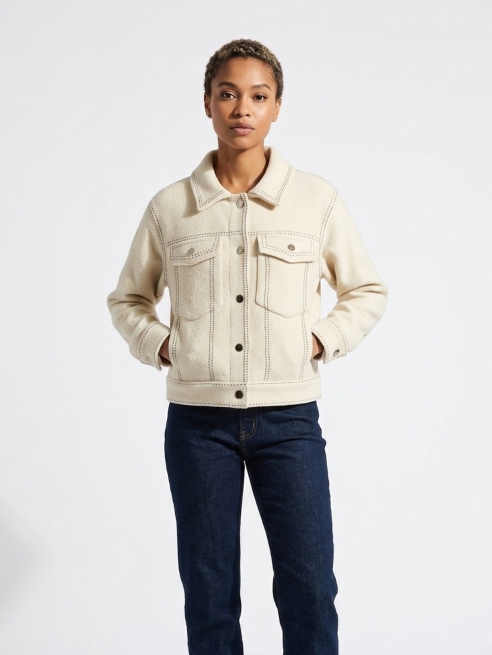 OFV ‘The Sheriff Jacket’ in Vanilla Size Small/Medium